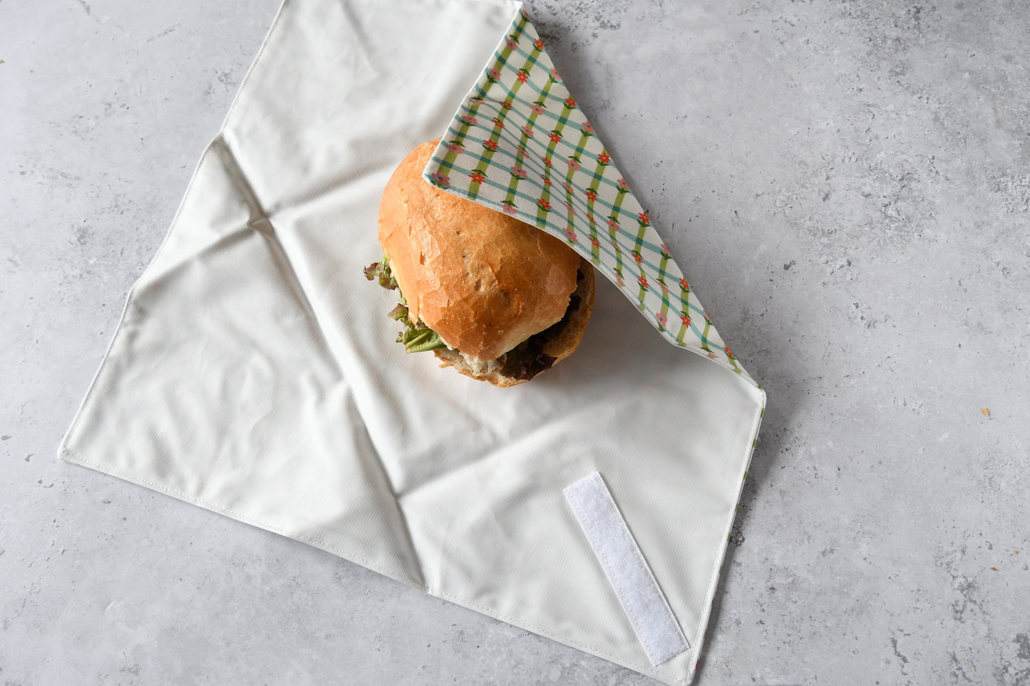 Wiederverwendbarer Sandwich Wrap - Karoline grün