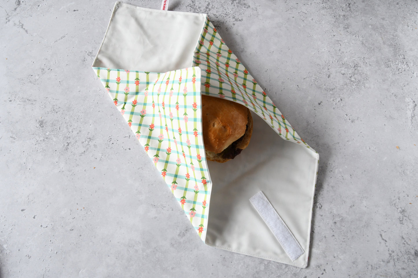 Wiederverwendbarer Sandwich Wrap - Karoline grün