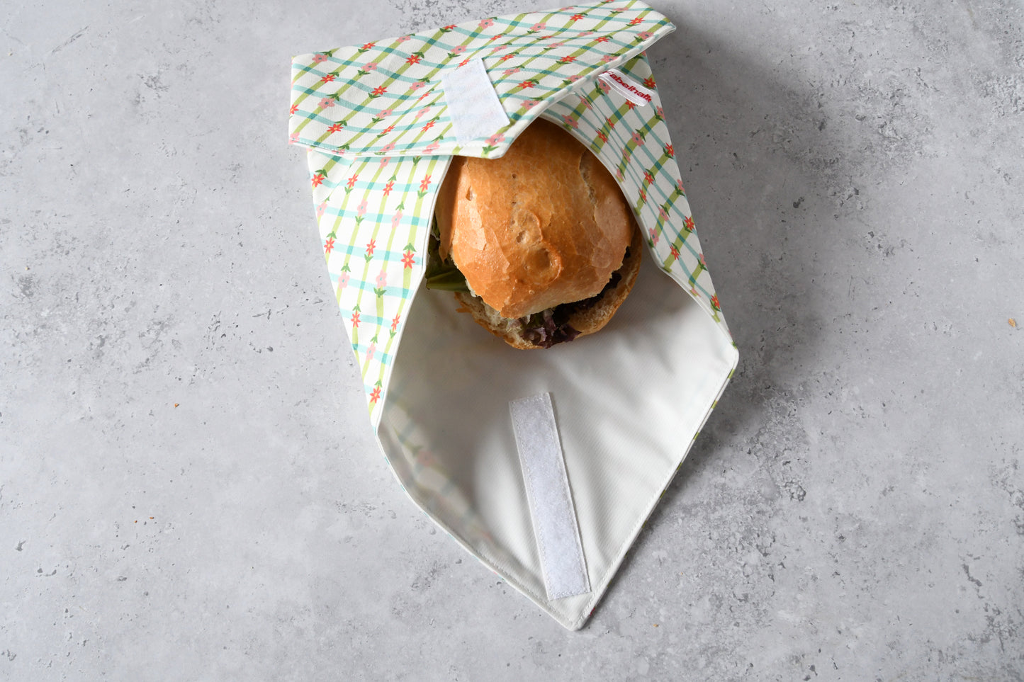 Wiederverwendbarer Sandwich Wrap - Karoline grün
