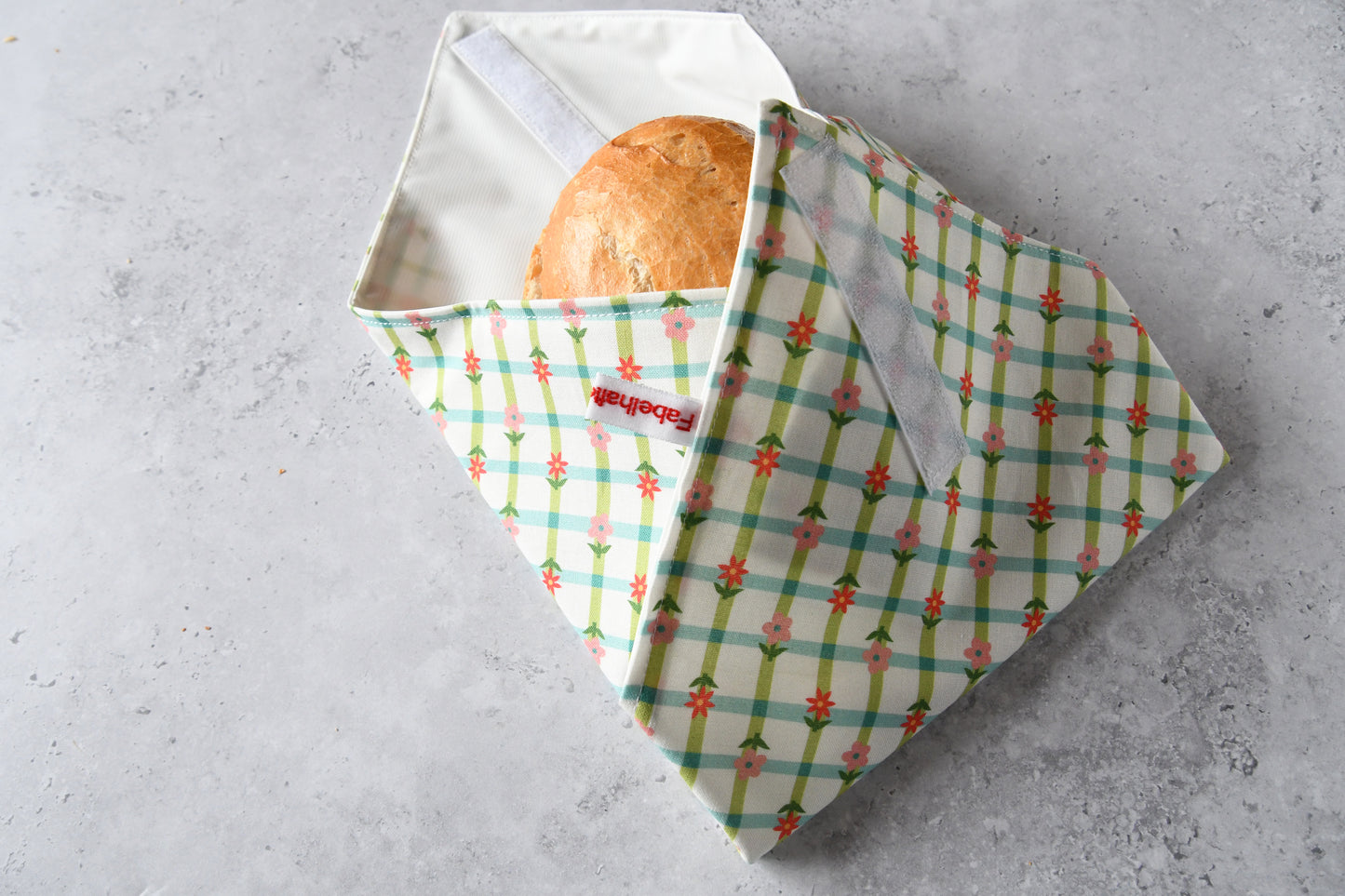 Wiederverwendbarer Sandwich Wrap - Karoline grün