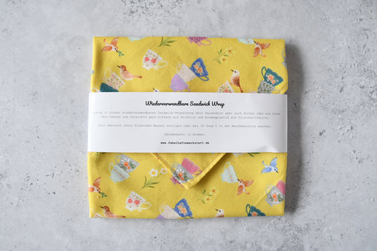 Wiederverwendbarer Sandwich Wrap - Tassen