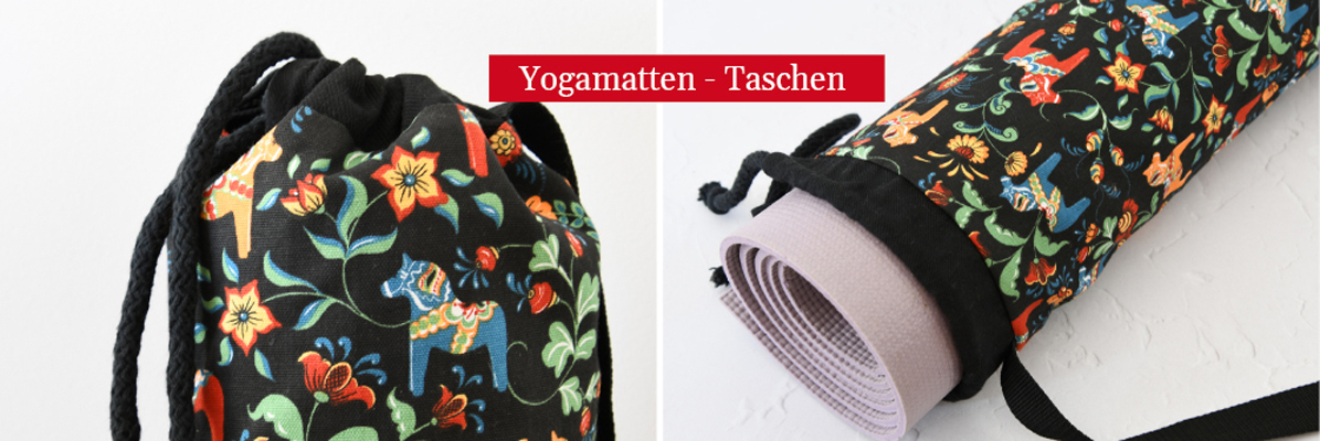 Handgenähte Yogamatten-Taschen