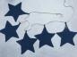 Preview: Girlande "Sterne blau"