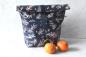 Preview: Lunchbag "Zweige auf dunkelblau"
