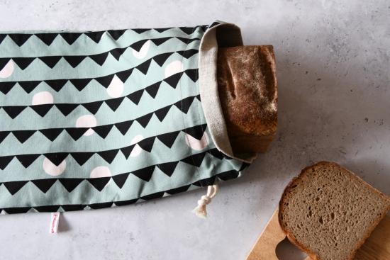 Preview: Brotbeutel, Aufbewahrung geschnittenes Brot - "Asuka"