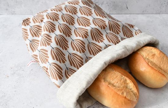 Brotbeutel, Brotkorb, Handgemacht mit Liebe - "Tulipa"