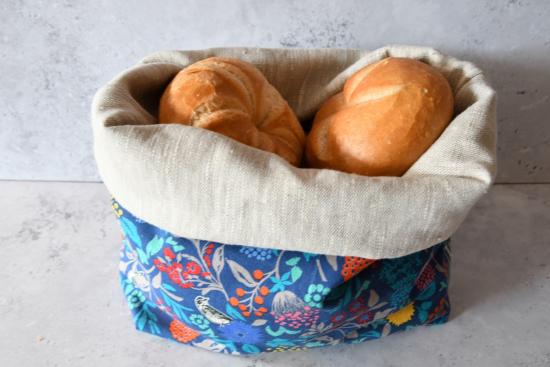 Preview: Brotbeutel, Brotkorb, Aufbewahrung frisches Brot - "Akiko"