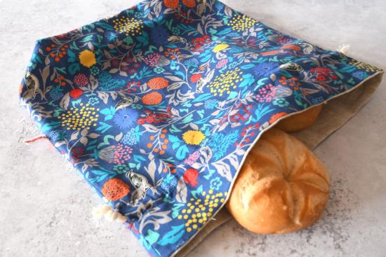 Preview: Brotbeutel, Brotkorb, Aufbewahrung frisches Brot - "Akiko"