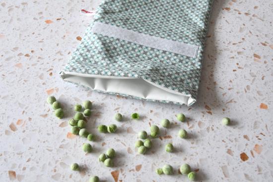 Preview: Gefrierbeutel wiederverwendbar, lebensmittelecht - "Primel"