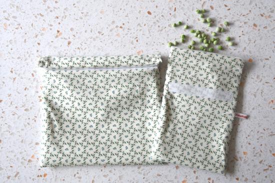 Gefrierbeutel wiederverwendbar, zero waste - "Vögelchen"