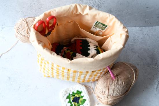 Preview: Projektasche - "Caro gelb"