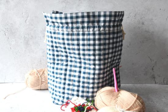 Preview: Projektasche - "Caro blau"