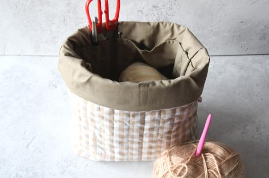 Preview: Projektasche - "Caro beige"