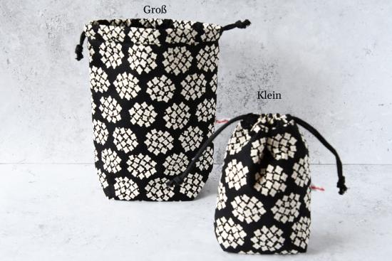 Kinchaku Beutel, Reisebeutel, nachhaltig Reisen - "Yoshiko"