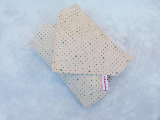 Preview: Sandwich Wrap "Kleine Punkte auf hellrosa"