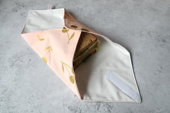 Preview: Sandwich-Wrap "Goldene Kirschen auf rosa"