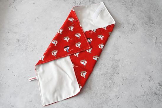 Preview: Sandwich-Wrap "Segelboote auf rot"