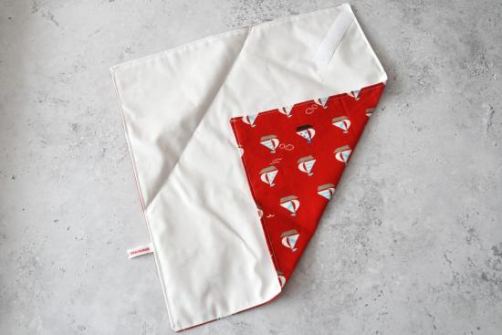 Sandwich-Wrap "Segelboote auf rot"