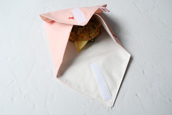 Preview: Sandwich-Wrap "Vögelchen auf rosa"