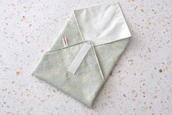 Preview: Sandwich-Wrap "Glitter auf hellmint"