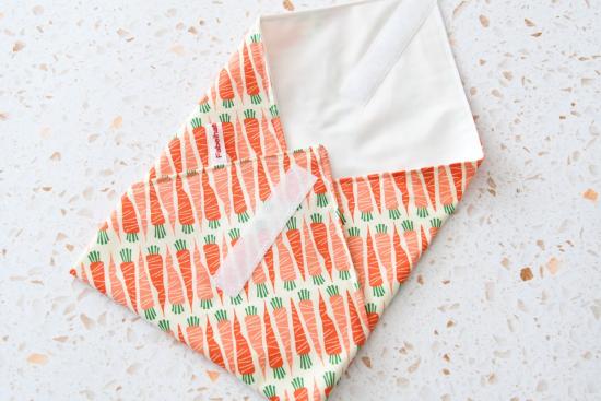 Preview: Sandwich-Wrap "Möhren auf weiß"