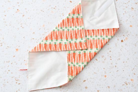 Preview: Sandwich-Wrap "Möhren auf weiß"