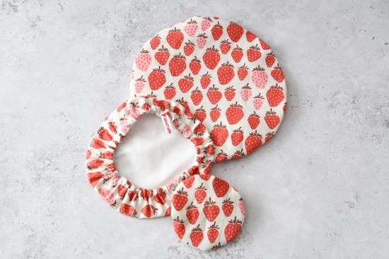 Preview: Schüsselhaube "Reife Erdbeeren"