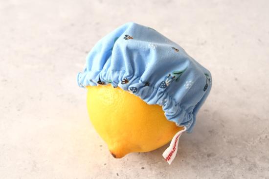 Schüsselhaube "Margarite blau"