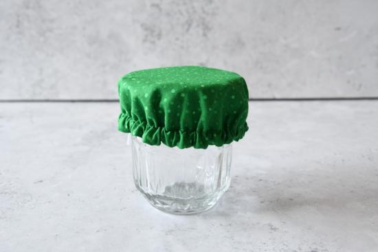 Schüsselhaube "Green dottie"