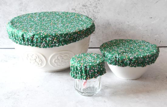 Schüsselhaube "Bunte Dreiecke"