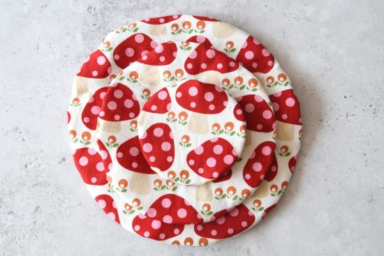 Schüsselhaube "Rote Fliegenpilze"