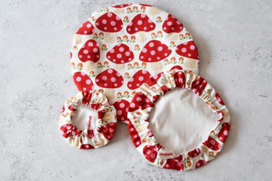 Schüsselhaube "Rote Fliegenpilze"