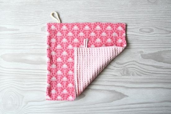 Preview: Spüllappen, Putztuch - "Tilda in rosa"