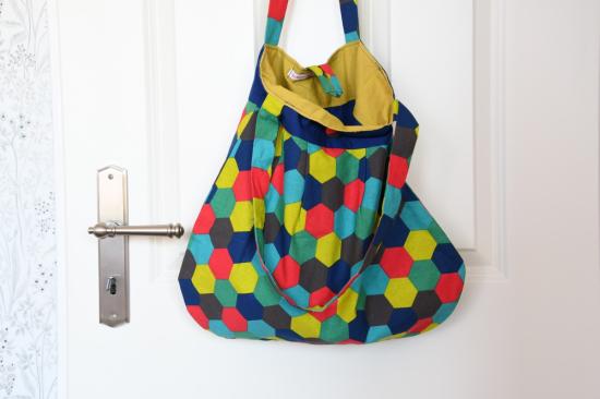 Shopper "Bunte Sechsecke"