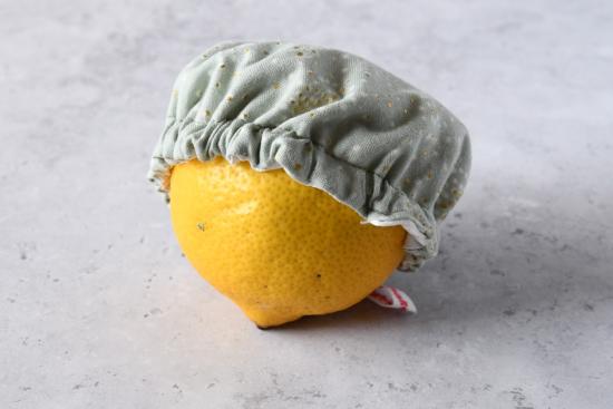 Schüsselhaube "Glitter auf hellmint"