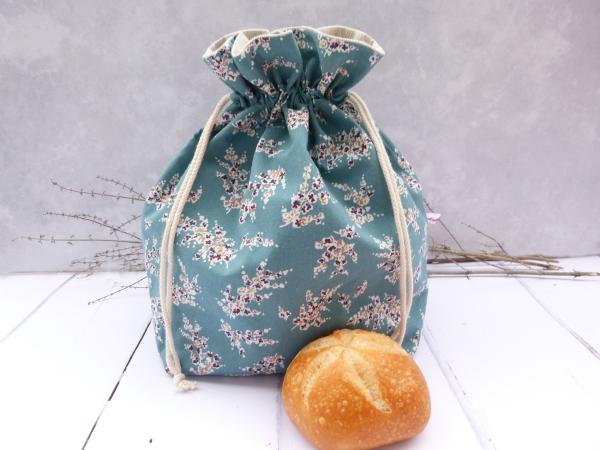 Brotbeutel, Brotkorb, Aufbewahrung geschnittenes Brot - "Wisteria"