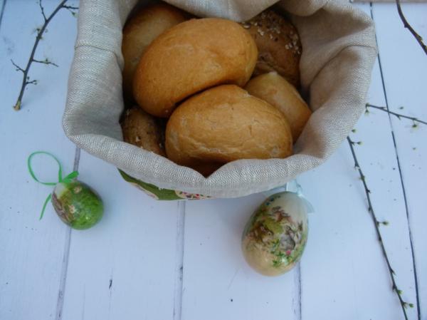 Brotbeutel, Brotkorb, Brot lange frisch halten - "Oster Special grün"