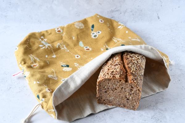 Brotbeutel, Brotkorb, Brot lange frisch halten - "Amber"