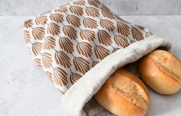 Brotbeutel, Brotkorb, Handgemacht mit Liebe - "Tulipa"
