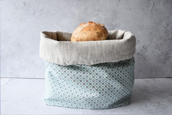 Brotbeutel, Brotkorb, frisches Brot aufbewahren - "Primel"