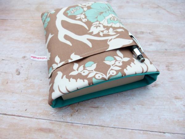 Buchtasche "Bäume auf hellblau"
