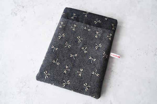 Buchtasche "Libellen auf dunkelblau"