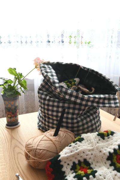 Projektasche - "Caro grün"