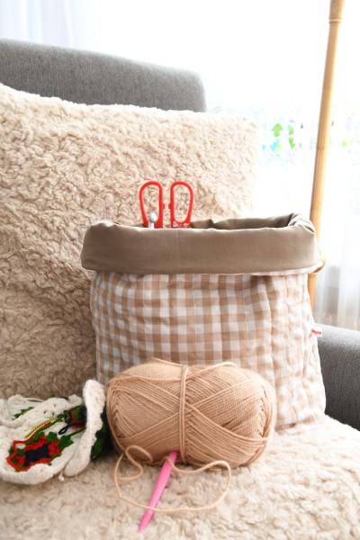 Projektasche - "Caro beige"