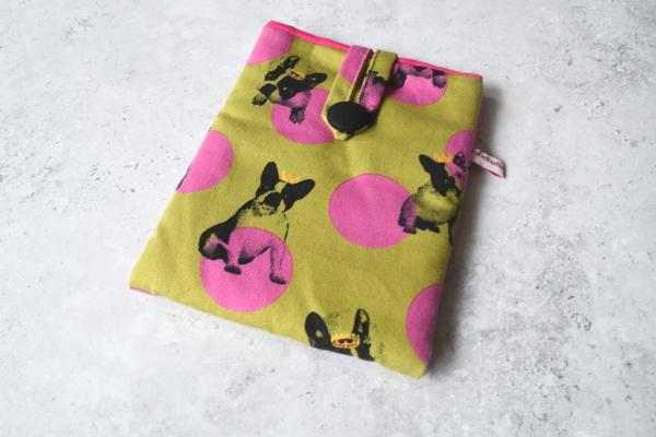 eBook-Reader-Tasche "Mops auf grün"