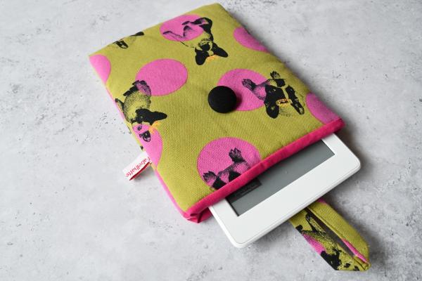 eBook-Reader-Tasche "Mops auf grün"