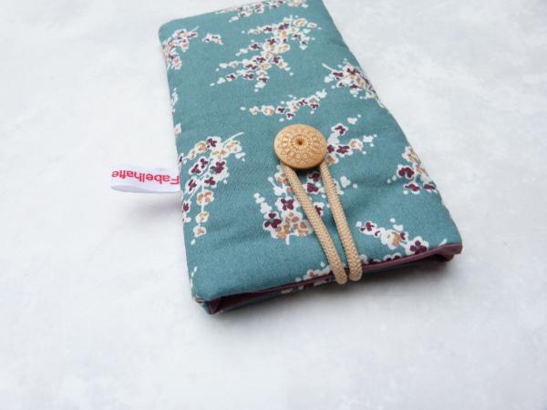 Handytasche "Zweige auf blau"