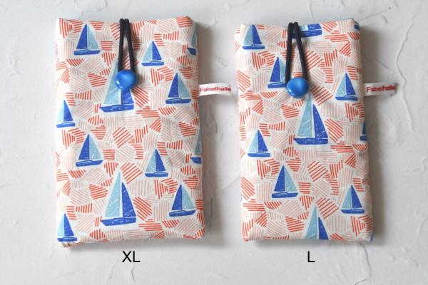 Handytasche "Blaue Segelboote"