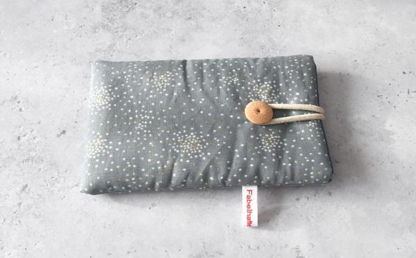 Handytasche "Glitter auf grau"