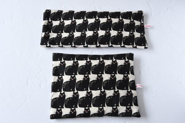 Körnerkissen, Rapssamenkissen "Schwarze Katzen"